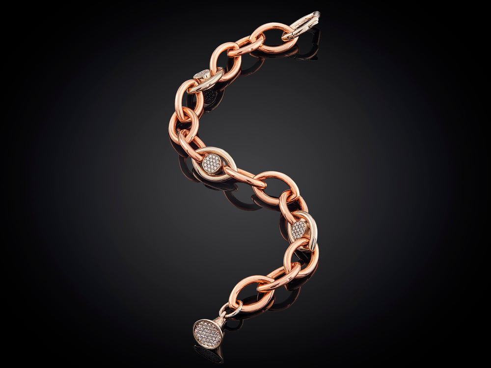 Marijke Mul collectie sieraadontwerp design armband roodgoud diamant
