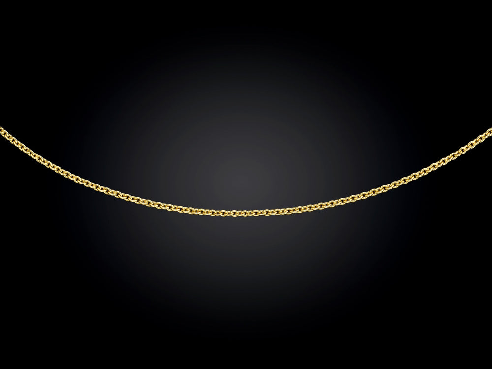 Danser | 18 karaat geelgouden collier met amethist hanger